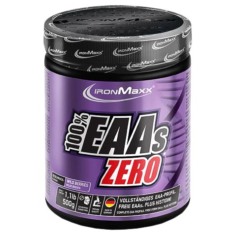 Амінокислота IronMaxx 100% EAAs Zero - 500 гр - Лісові ягоди