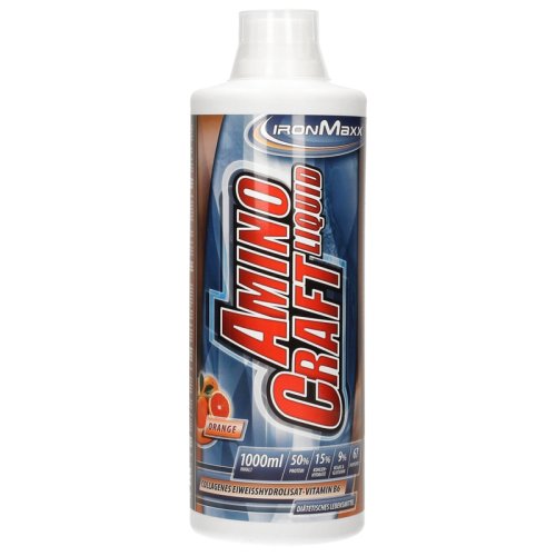 Аминокислота IronMaxx AminoCraft Liquid - 1000 мл - Апельсин