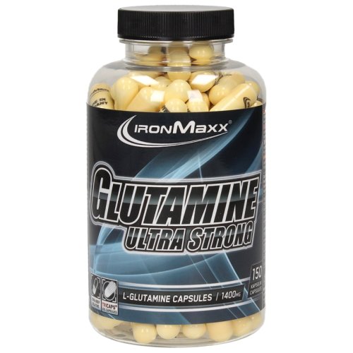 Аминокислота IronMaxx Glutamine Ultra Strong - 150 капс