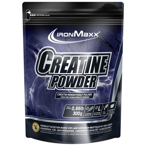 Креатин IronMaxx Creatine Powder - 300 гр (пакет) - натуральний
