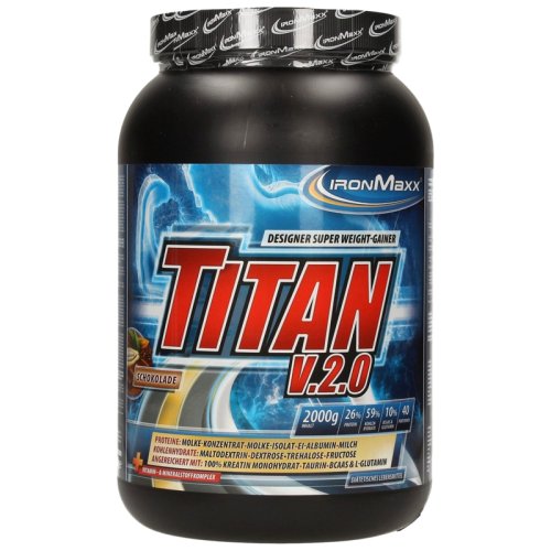 Гейнер IronMaxx Titan v.2.0 - 2000 гр (банка) - Ваниль