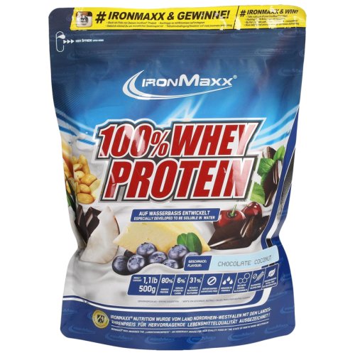 Протеин IronMaxx 100% Whey Protein - 500 гр