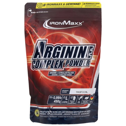 Аминокислота IronMaxx Arginine Complex Powder - 450 гр  - Киви