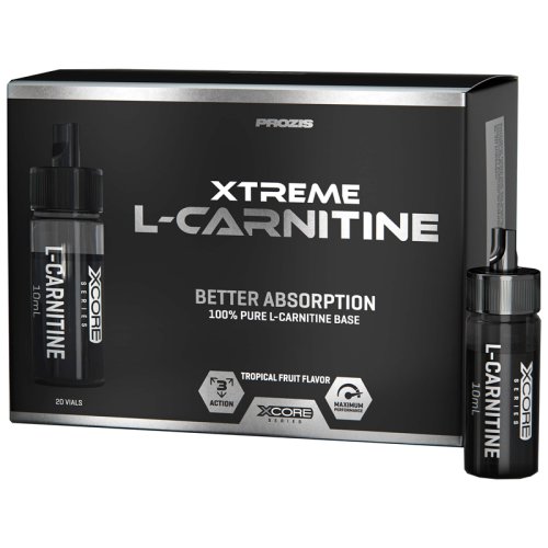 Жиросжигатель Prozis Xtreme L-Carnitine 3000 ampule 20 * 10 мл - Lemon