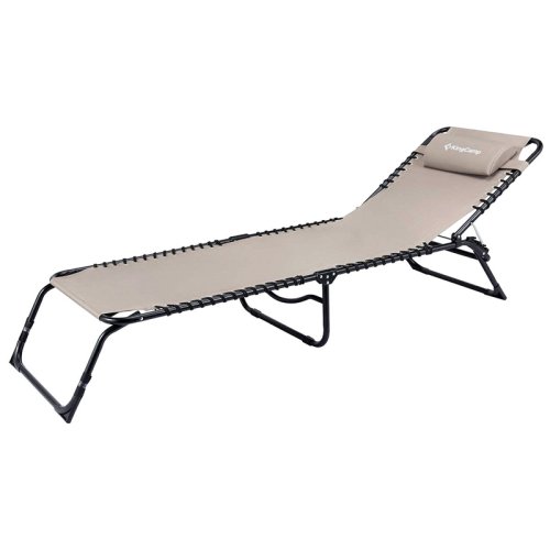 Раскладушка KingCamp Adjustable Camping Cot(KC3913) LIGHT COFFEE
