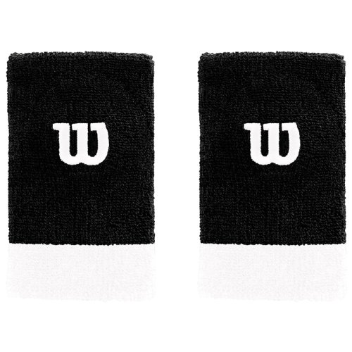 Напульсник Wilson EXTRA WIDE WRISTBAND BK/WH