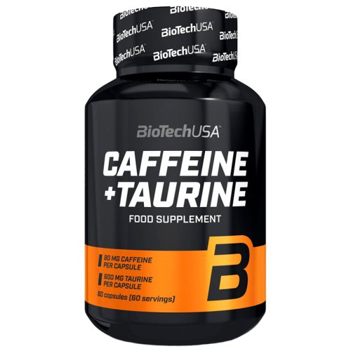 До и после тренировки BioTechUSA Caffeine+Taurine - 60 кап.