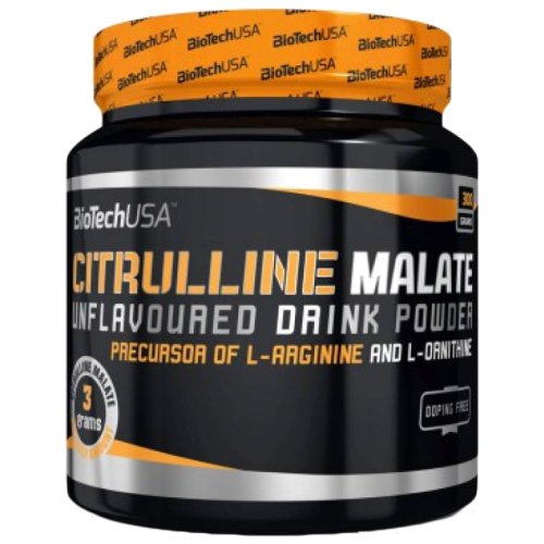 До та після тренування BioTechUSA Citrulline Malate 300 гр - green apple