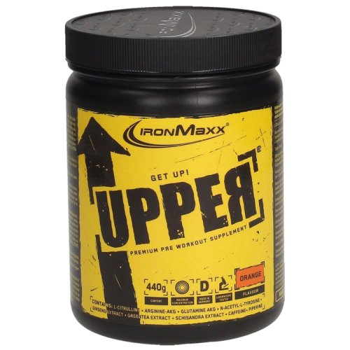 До и после тренировки IronMaxx Upper - 440 гр (банка) - Лимонный чай