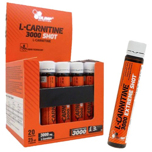 Жиросжигатель Olimp Nutrition L-Carnitine 3000 Extreme Shot ampoule 20x25 мл