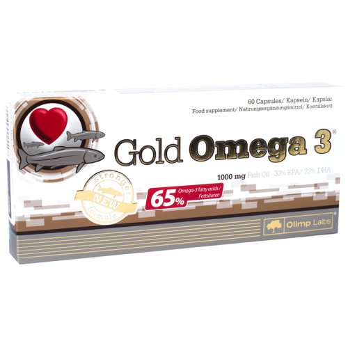 Витамины Омега 3 Olimp Nutrition Gold Omega 3 (65%) epa&dha 60 капс