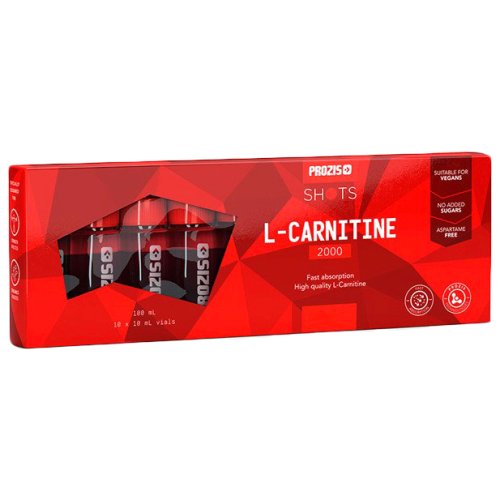 Жироспалювач Prozis L-Carnitine 2000 стекл амп 10 х10 мл