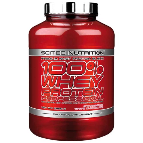 Протеин Scitec nutrition 100% Whey Protein Prof 2350 гр - strawberry white-chocolate