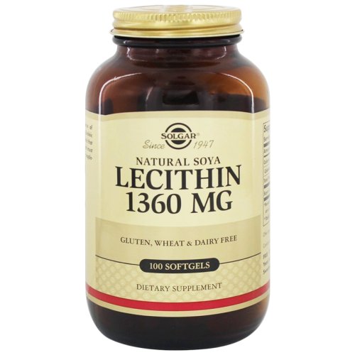 Витамины Solgar Lecithin 1360 мг - 100 softgel