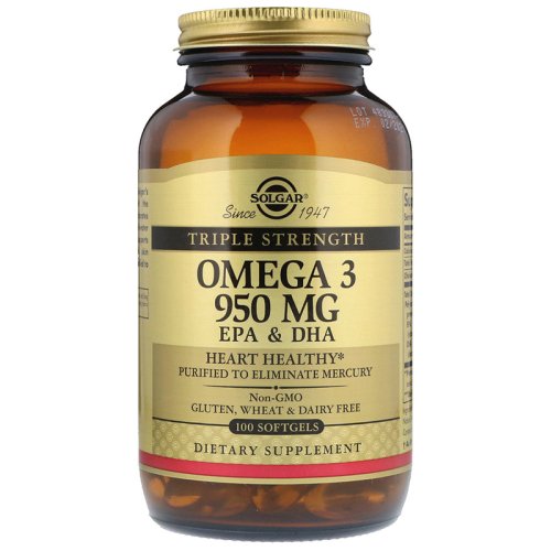 Витамины  Solgar Omega-3 950 мг - 100 softgel