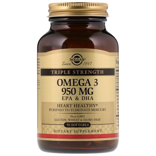 Вітаміни Solgar Omega-3 950 мг - 50 softgel