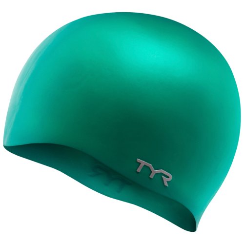 Шапочка для плавания TYR SILICON CAP NO WRINKLE GREEN