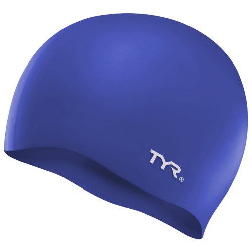 Шапочка для плавания TYR JUNIOR SILICON CAP NO WRINKLE ROYAL