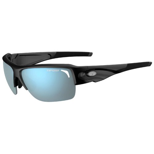 Очки ударопрочные Tifosi ELDER SL (Линза Gloss Black, Smoke Bright Blue) для велопрогулок, гольфа и тенниса