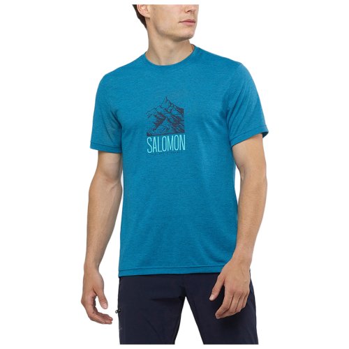 Футболка Salomon EXPLORE GRAPHIC SS TEE M Fjord Blue