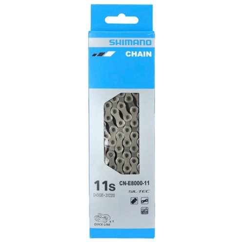 Цепь SHIMANO CN-E8000-11, HG-X 11-скорост, 138 звеньев для електровелосипедів +QUICK-LINK