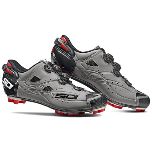 Велотуфли МТБ Tiger Carbon SRS Matt Black - Grey 42