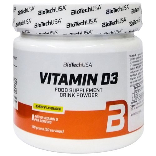 Витамины  BioTechUSA VITAMIN D3 150 г - лимон