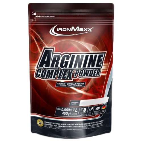 Аминокислота IronMaxx Arginine Complex Powder - 450 г (пакет) - Тропический