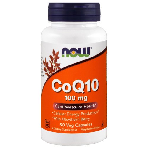 Витамины NOW CoQ10 100 мг 90 веган капс