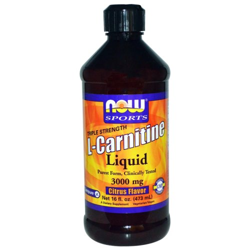 Жиросжигатель NOW Carnitine Liquid 3000mg - 473 мл Citrus