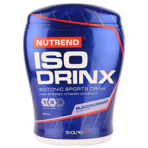 Изотоник Nutrend ISODRINX (с кофеином) 420 г голубая малина