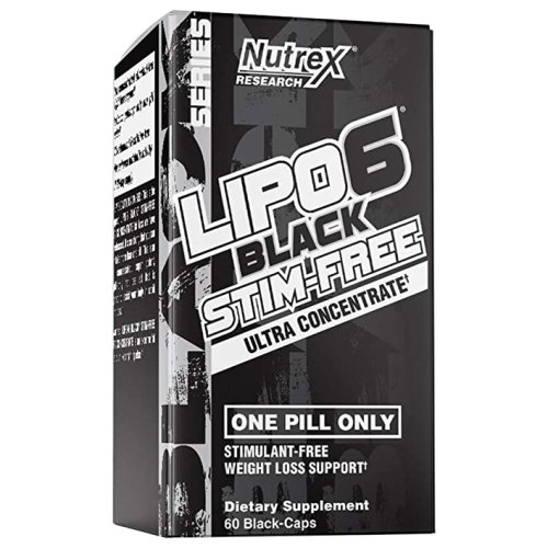 Жиросжигатель Nutrex Research Lipo 6 Black UC Stim-Free  - 60 капс