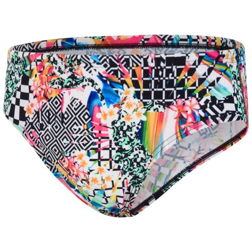 Плавки Speedo 8CM ALLOVER BRIEF AM BLACK/PINK