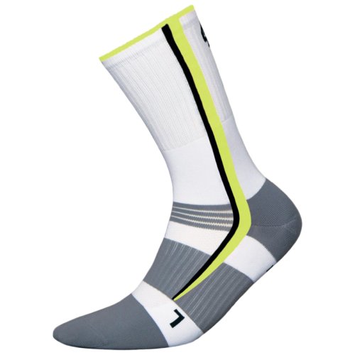 Носки InMove BIKE DEODORANT SILVER white/green (35-37)