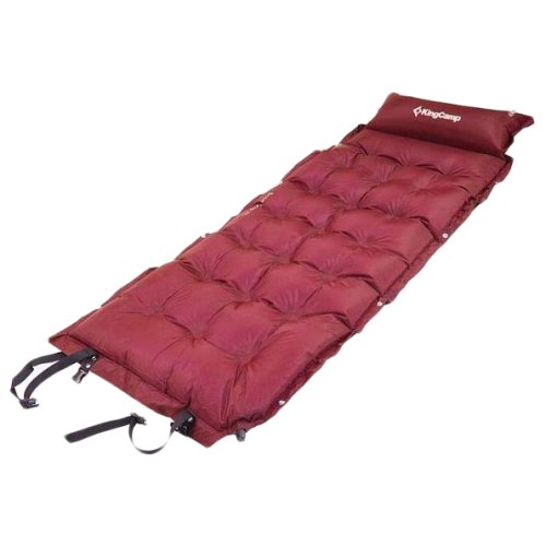 Cамонадувающийся коврик KingCamp Base Camp Comfort(KM3560) Wine red