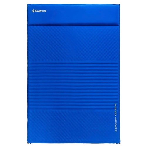 Самонадувний килимок KingCamp COMFORT DOUBLE(KM3084) BLUE