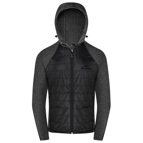 Кофта FJORD NANSEN HASVIK WIND MEN black/graphite melange