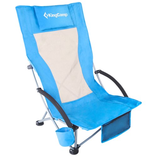 Раскладное кресло KingCamp High backed beach chair(KC1901) blue