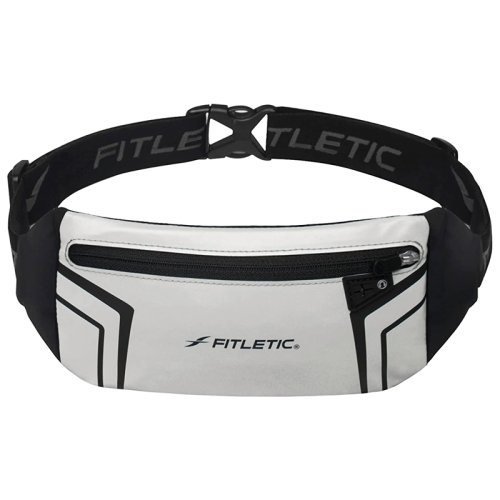 Бігова сумка поясна Fitletic Blitz Running Belt, чорний\сірий zip