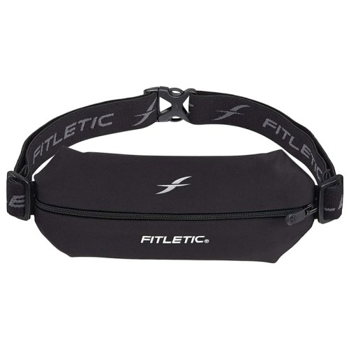 Беговая сумка на пояс Fitletic Mini Running Belt, чорний zip