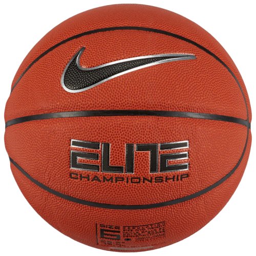 Мяч баскетбольный NIKE ELITE CHAMPIONSHIP 8P AMBER/BLACK/METALLIC SILVER/BLACK 07