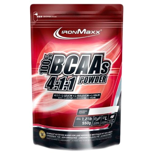 Аминокислота IronMaxx BCAA 4:1:1 - 550 г (пакет) - Киви