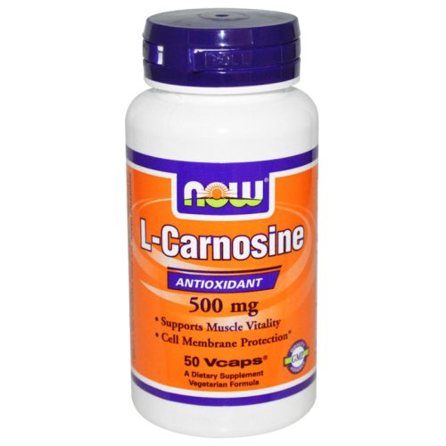Витамины  NOW L-Carnosine, 500  мг  - 50 таб