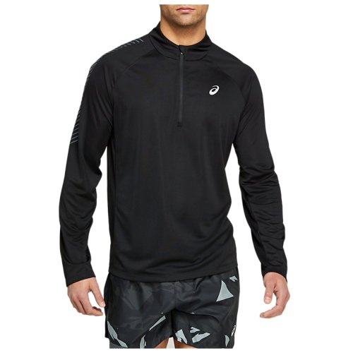 Лонгслів Asics ICON LS 1/2 ZIP BLK/GRY M FW20-21