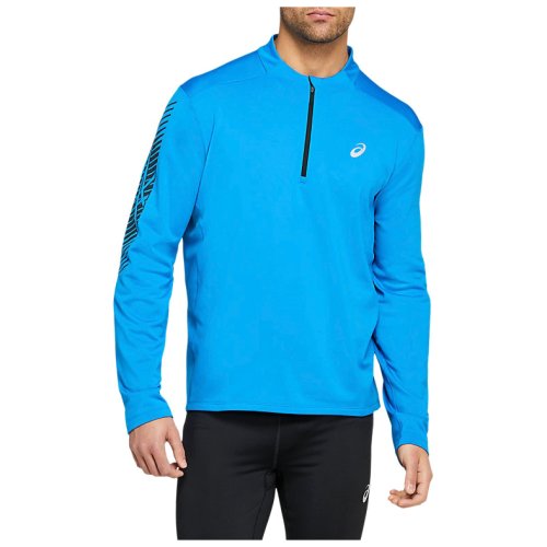 Лонгслів Asics ICON LS 1/2 WINTER ZIP BLU/BLK M FW20-21