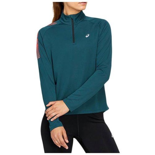 Лонгслив Asics ICON LS 1/2 ZIP BLU/RED W FW20-21