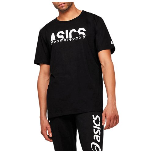Футболка Asics KATAKANA GRAPHIC TEE BLK/WHT M FW20-21