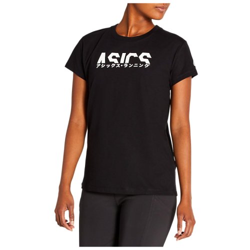 Футболка Asics KATAKANA GRAPHIC TEE BLK/WHT W FW20-21