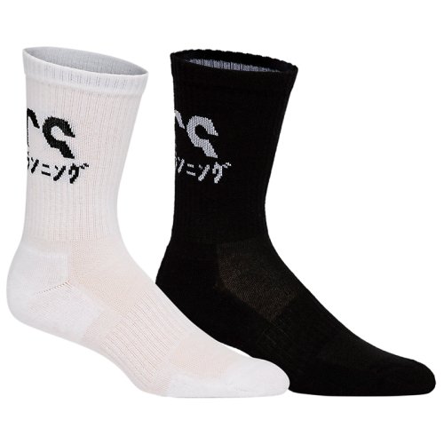 Носки (2 пары в упаковке) Asics 2 PPK KATAKANA SOCK BLK/WHT U FW20-21