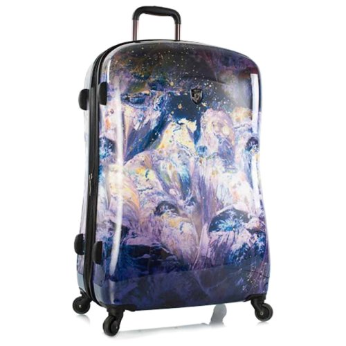 Чемодан Heys Purple Amethyst (L) Stone Print